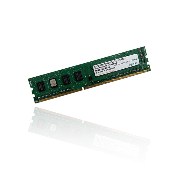 رم کامپیوتر اپیسر با حافظه 2 گیگابایت و فرکانس 1333 مگاهرتز Apacer 2GB DDR3 1333MHz